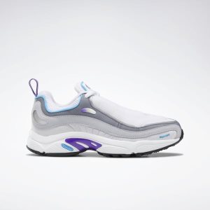 Adidasy Damskie Reebok Daytona DMX Białe/Fioletowe/Głęboka Niebieskie PL 56DGKIP